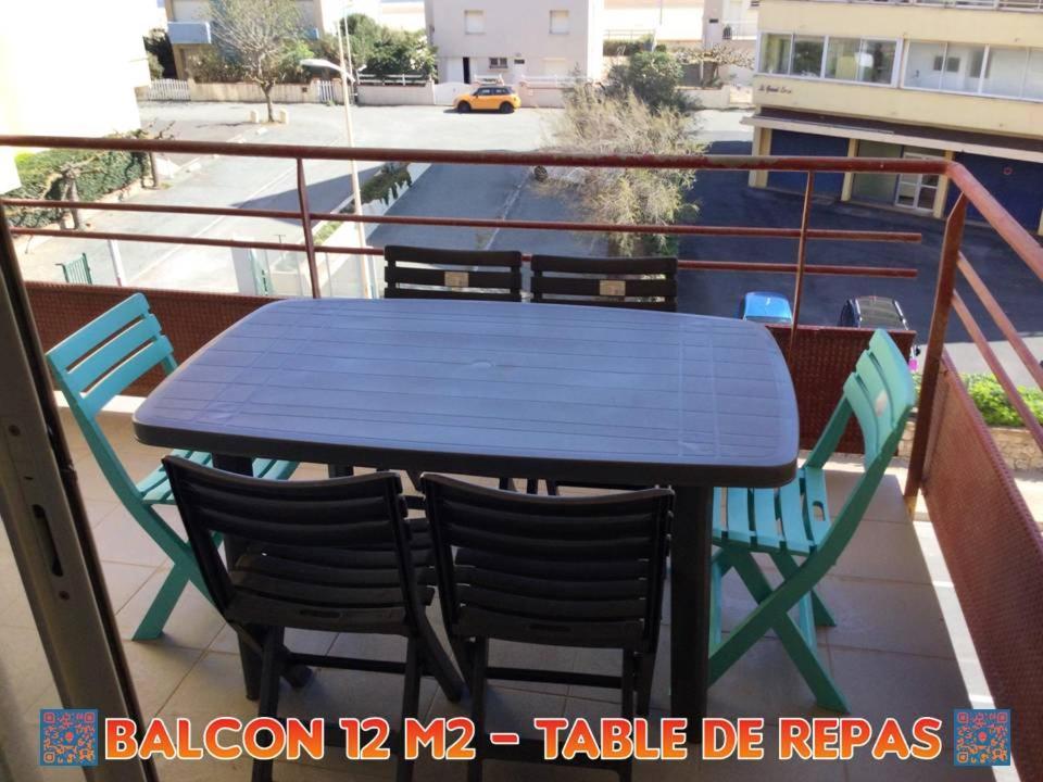 T3 Vue Mer Avec Acces A La Plage, Wifi, Clim - Dansnotreappart-Com - Valras-Plage Exterior foto